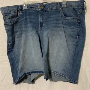 Torrid Jean shorts. Bermuda style